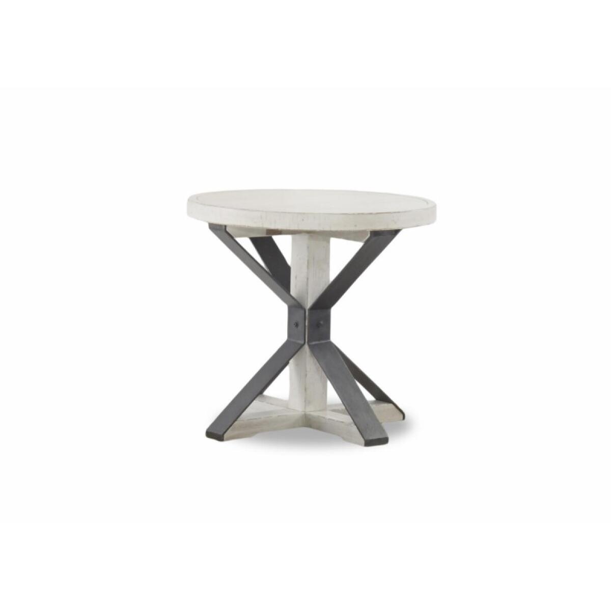 Round End Table End tables Chalk 4