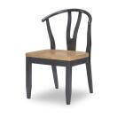 Wishbone Back Counter Height Chair Black Chairs & Benches Black