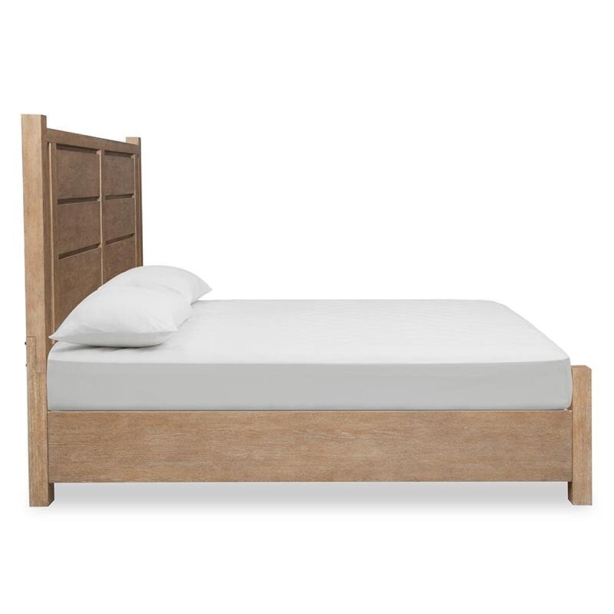 Plum B5768-54A Complete Queen Panel Storage Bed - Image 3