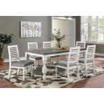 Calabria Side Chair (2/Box) Chairs & Benches Antique White/Gray 8