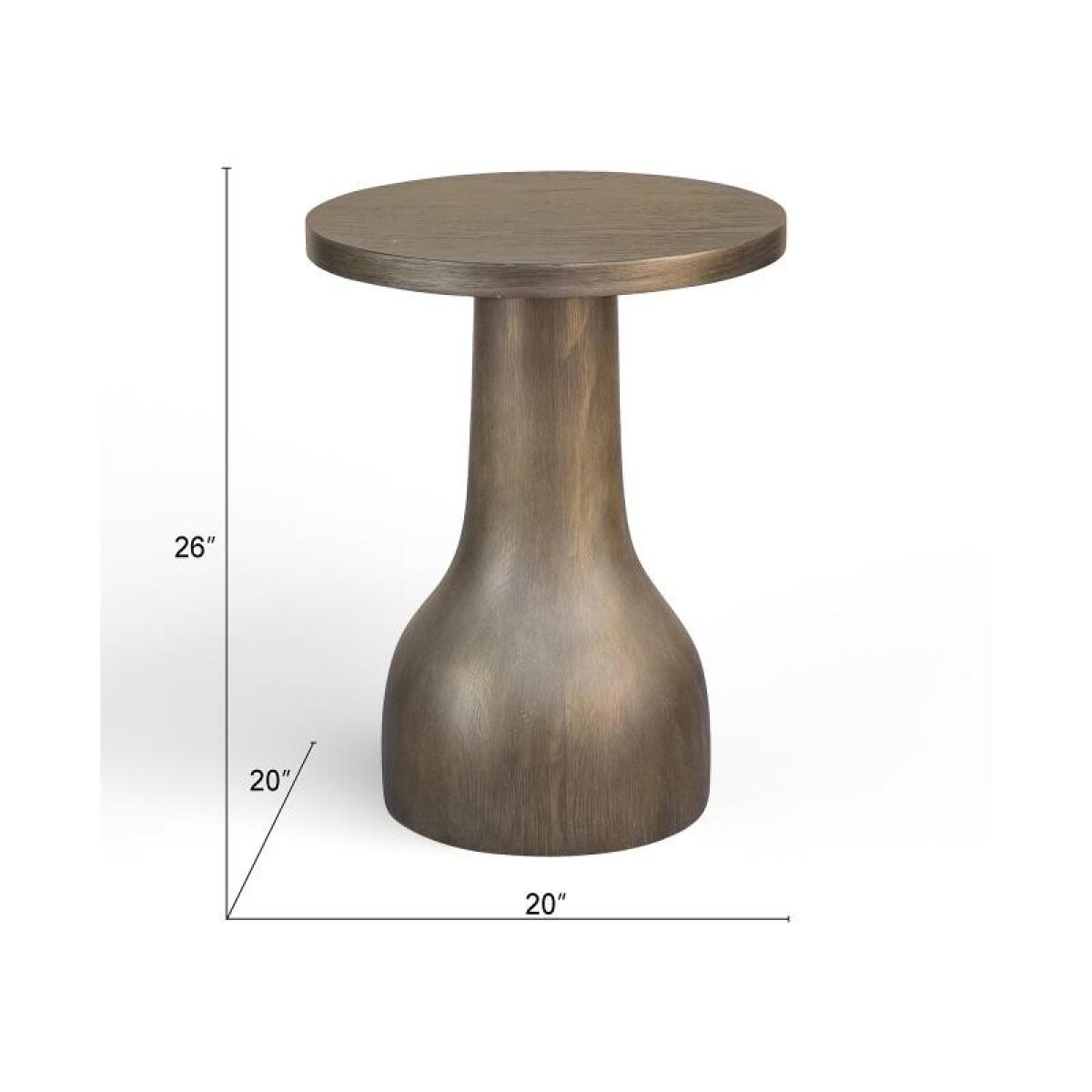 Bosley Lt. Brown Round Accent Table - Image 4