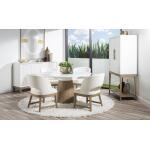 Complete Round Dining Table Dining Tables Cloud White And Desert Oak 17