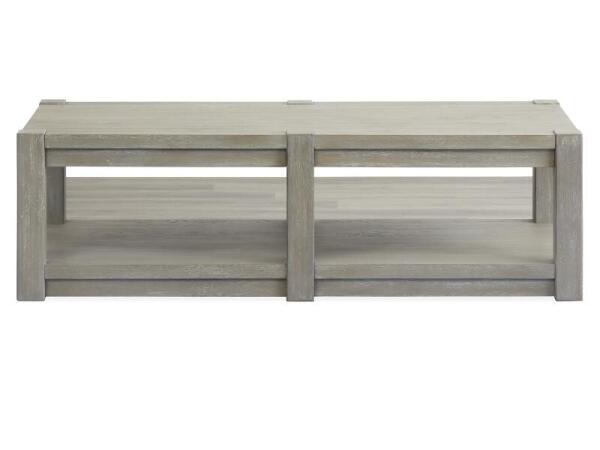 Burgess Rectangular Shelf Cocktail Table w/Casters - Image 3