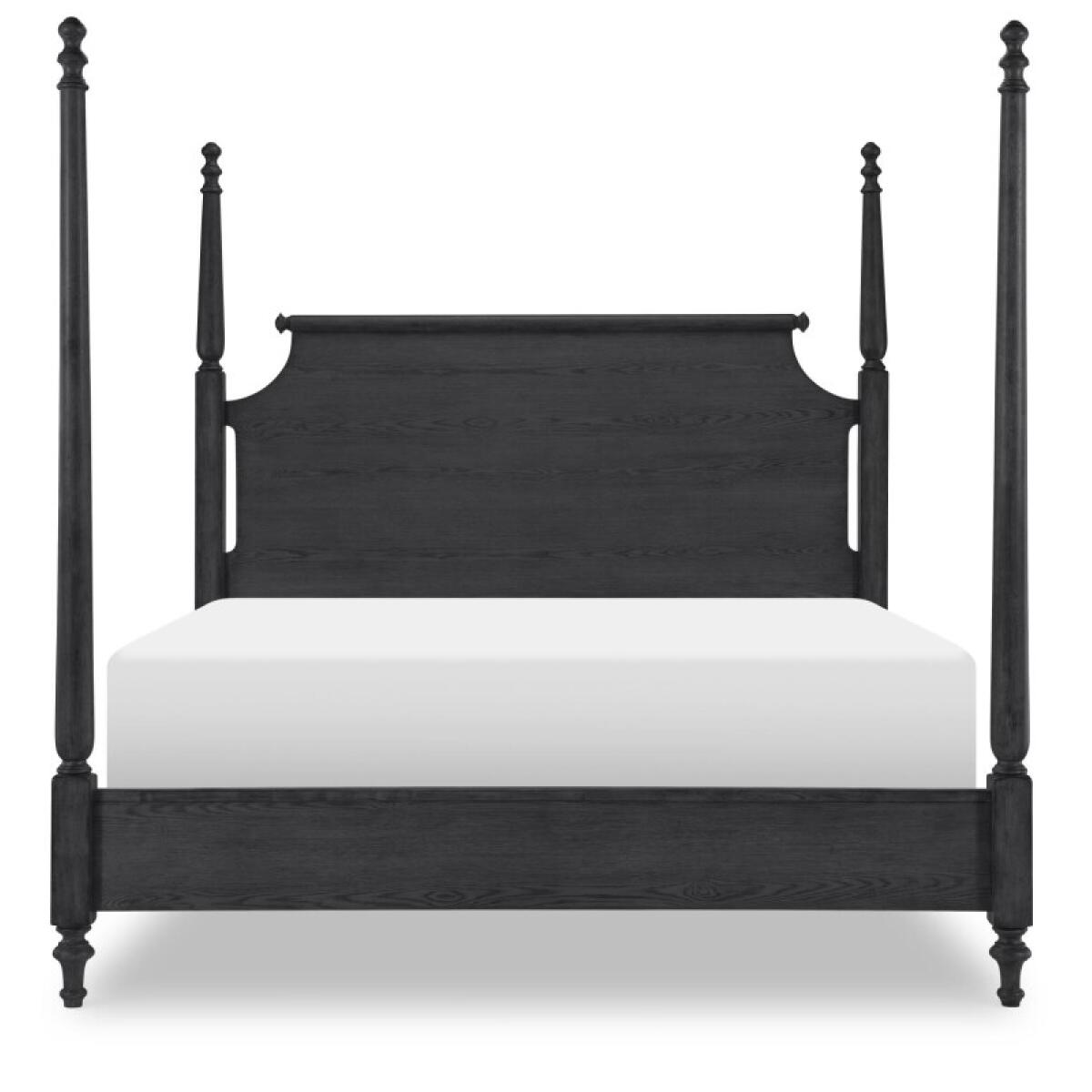 Complete High/low Poster Bed 5/0 Queen Kettle Black CLH4011-4605K - Image 5