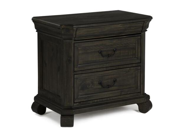 Bellamy Drawer Nightstand Nightstands Black 10