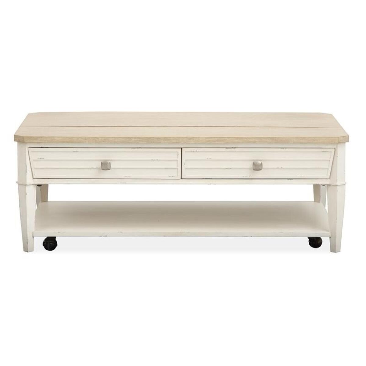 Echo Isles Lift Top Storage Cocktail Table w/Casters - Image 9