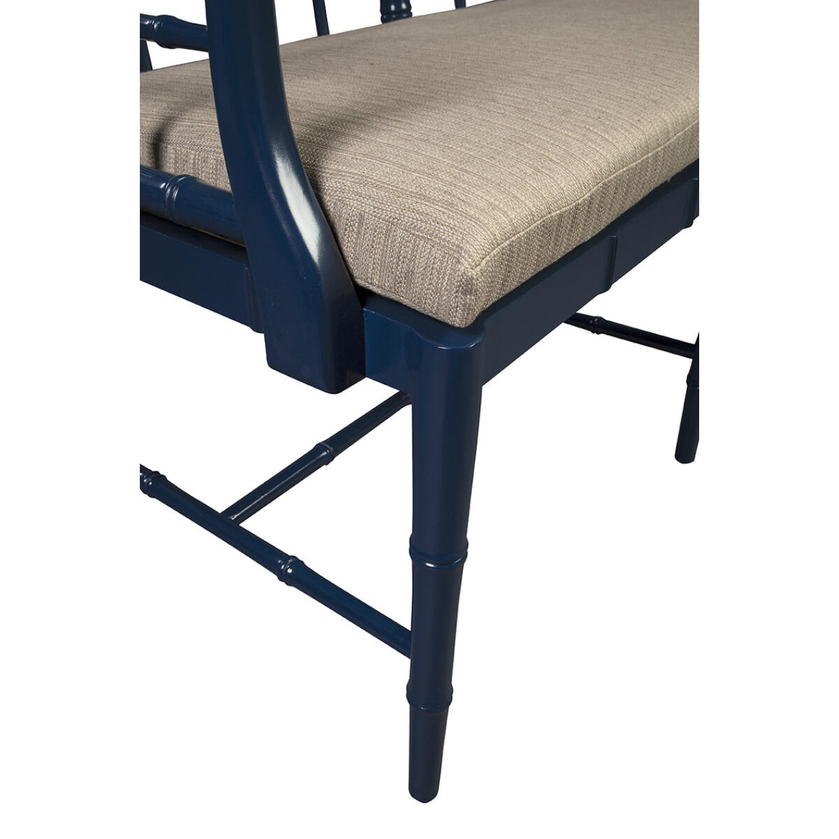 Blue Belleville Settee - Image 4