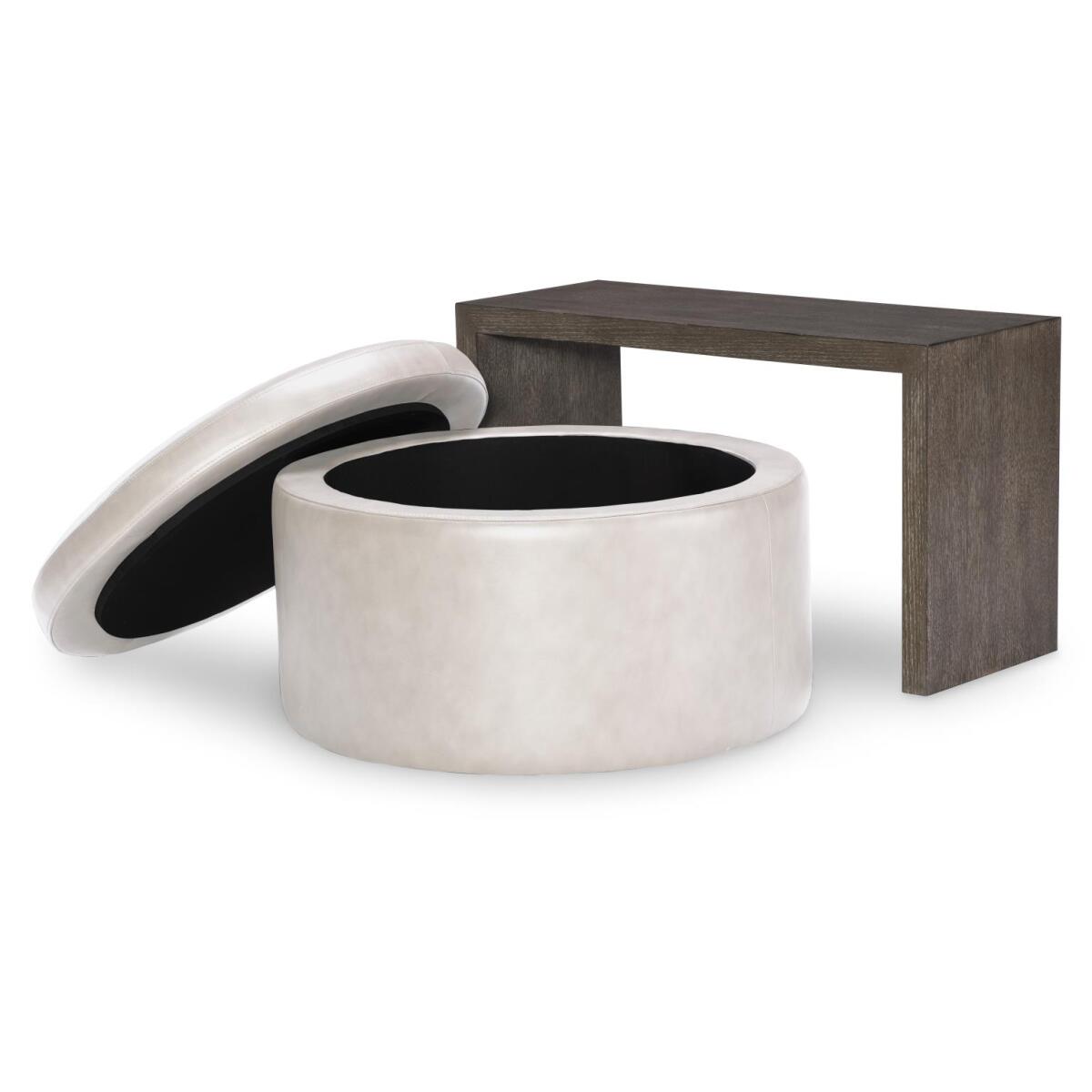 Swivel Ottoman On Casters - Image 3