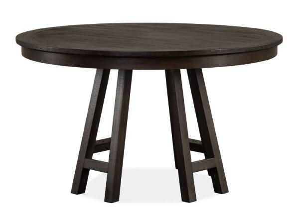 Westley Falls 52″ Round Dining Table Dining Tables Brown