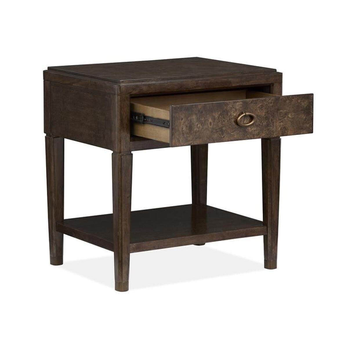 Rowan Open Nightstand Nightstands Brown 5
