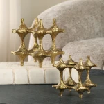 Gilded Connection Sculptures, S/2 - Image 2