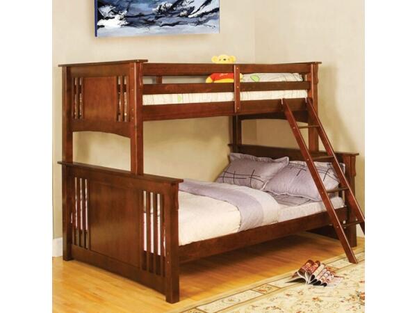 Spring Creek Twin/Full Bunk Bed Youth Beds Brown