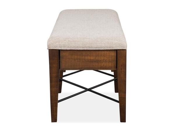 Bay D4398-68 Bench w/Upholstered Seat - Image 7