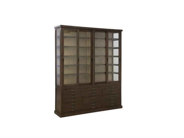 Brown Balmoral Display Cabinet Accent Furniture Accent Furniture