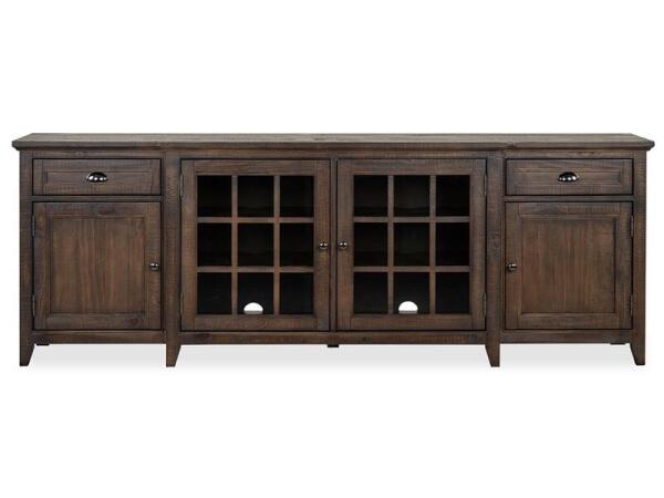 Bay Creek Console 90″ Entertainment Stands Brown