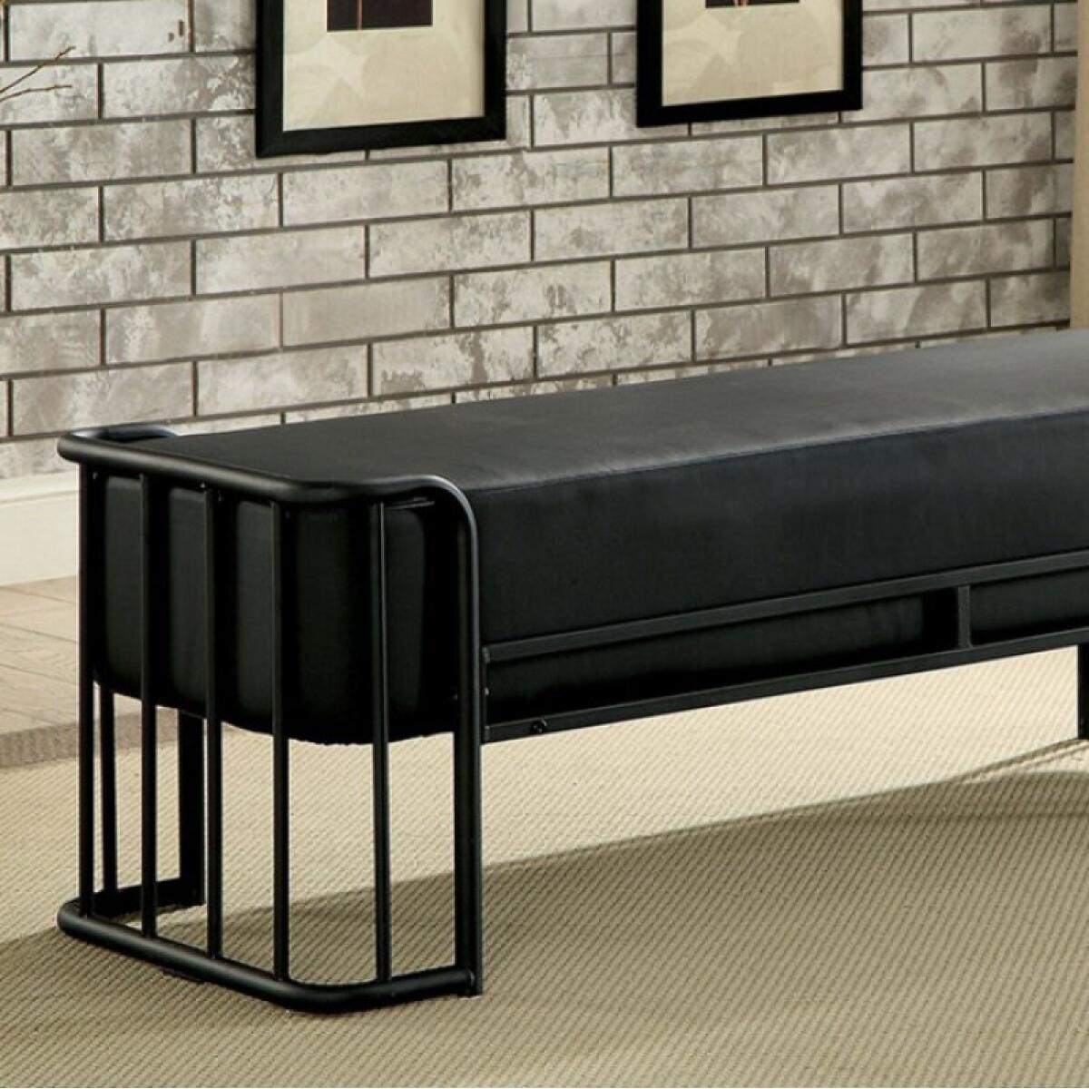 Charla Bench Chairs & Benches Black 4