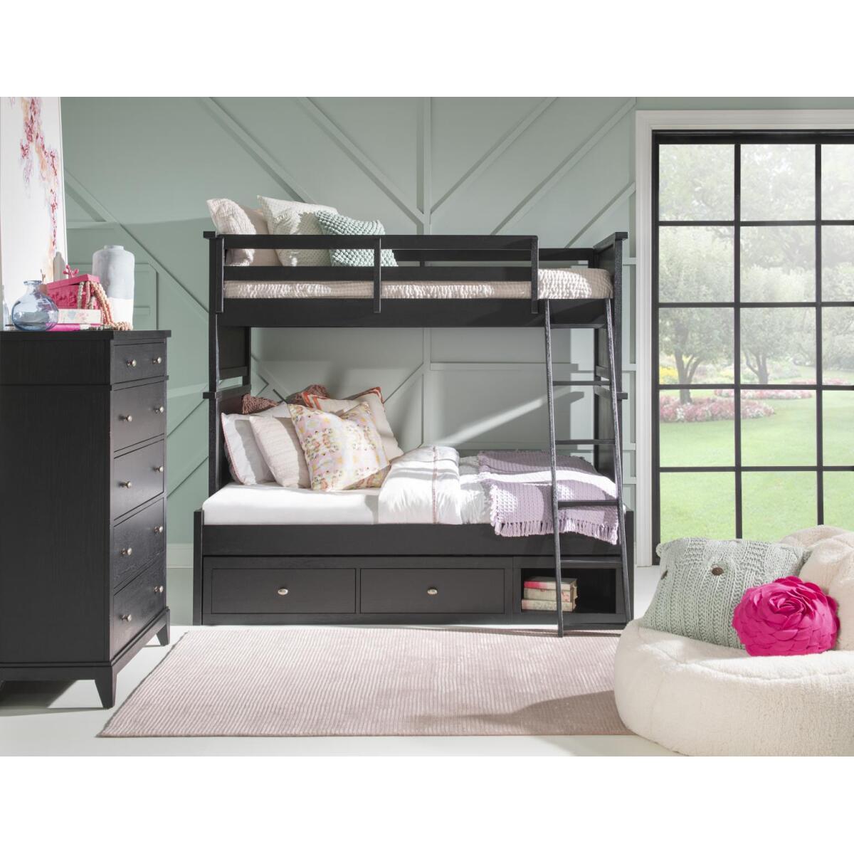 Complete Twin Over Full Bunk Bed Blacksmith - Image 5