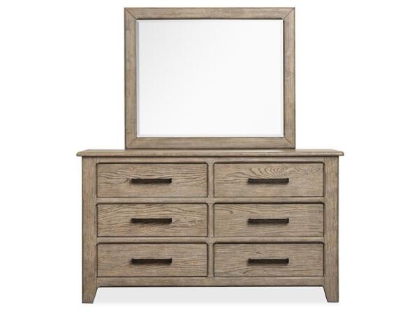 Claremont Double Drawer Dresser Dressers Brown