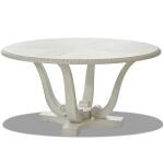 Complete Round Table Dining Sets Cream 6