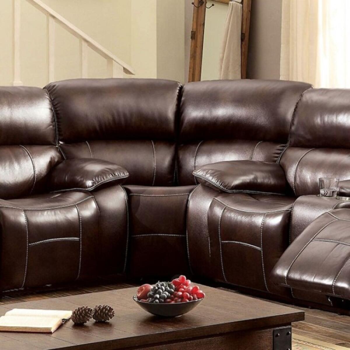 Ruth Corner Chair Sectional Parts Brown 4