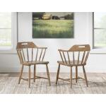 Spindle Back Arm Chair W. Handle Cut Out - Image 4