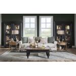 Glass Front Display Cabinet Dining Storage Barnwood Oak And Kettle Black 20