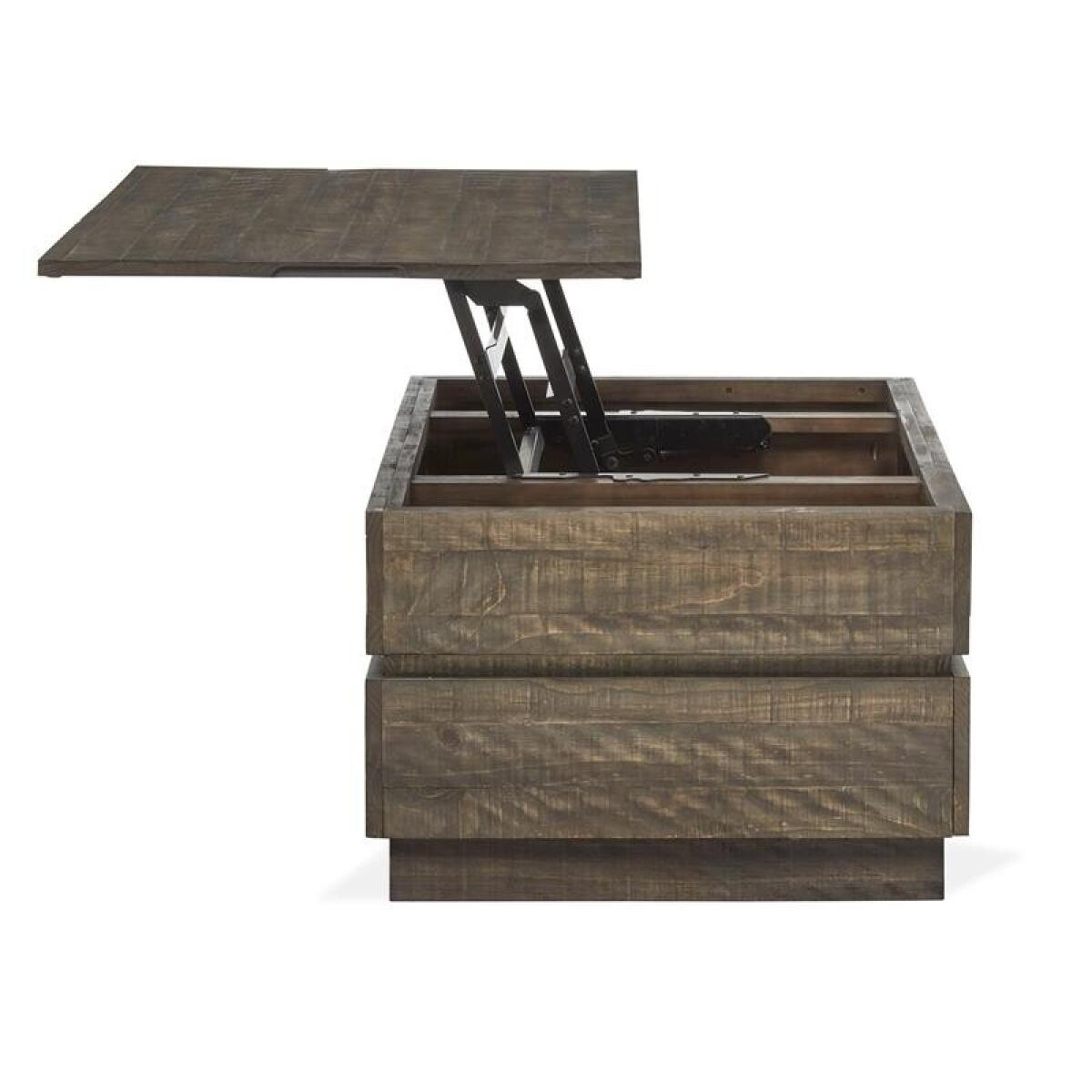 Baisden Lift Top Storage Cocktail Table w/Casters - Image 6