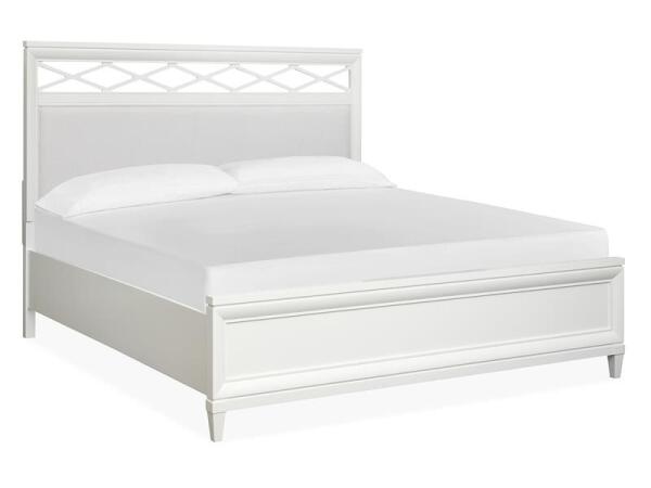 Springhouse B5993-75 Complete Cal.King Panel Bed w/Upholstered Headboard - Image 4