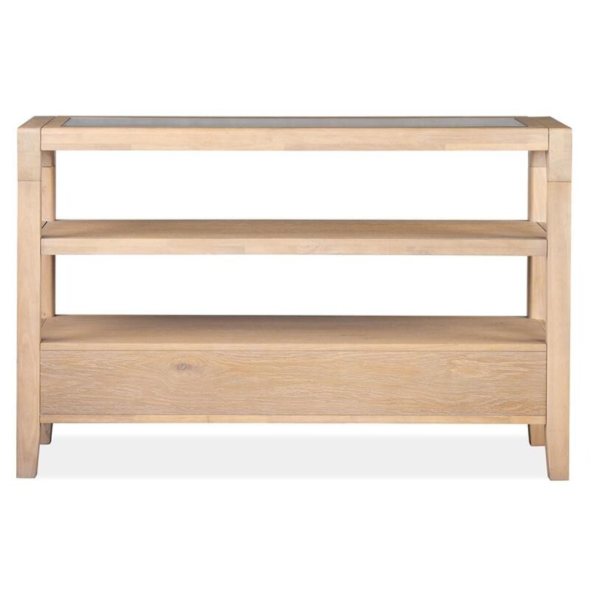 Somerset Open Buffet Dining Storage Brown 8