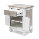 Islamorada 1-drawer / 2-door Electrified Coastal Nightstand - Image 23