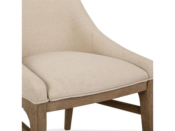 Tristan - LT. Brown Dining Arm Chair w/Upholstered Seat & Back (2/ctn) - Image 12