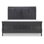 Complete Sleigh Bed 6/6 King - Image 3