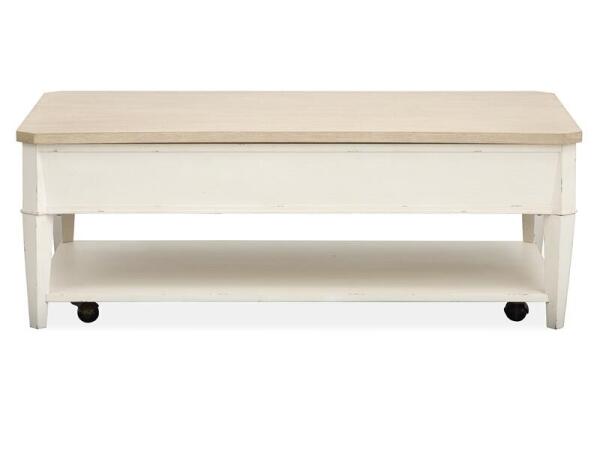 Echo Isles Lift Top Storage Cocktail Table w/Casters - Image 5