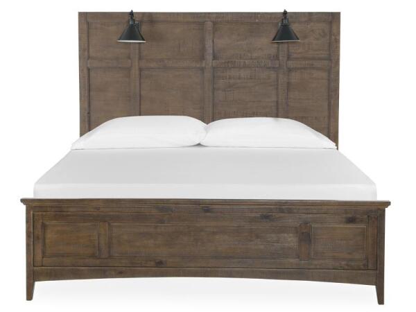Bay Creek Complete Cal.King Lamp Panel Bed with Regular Rails
