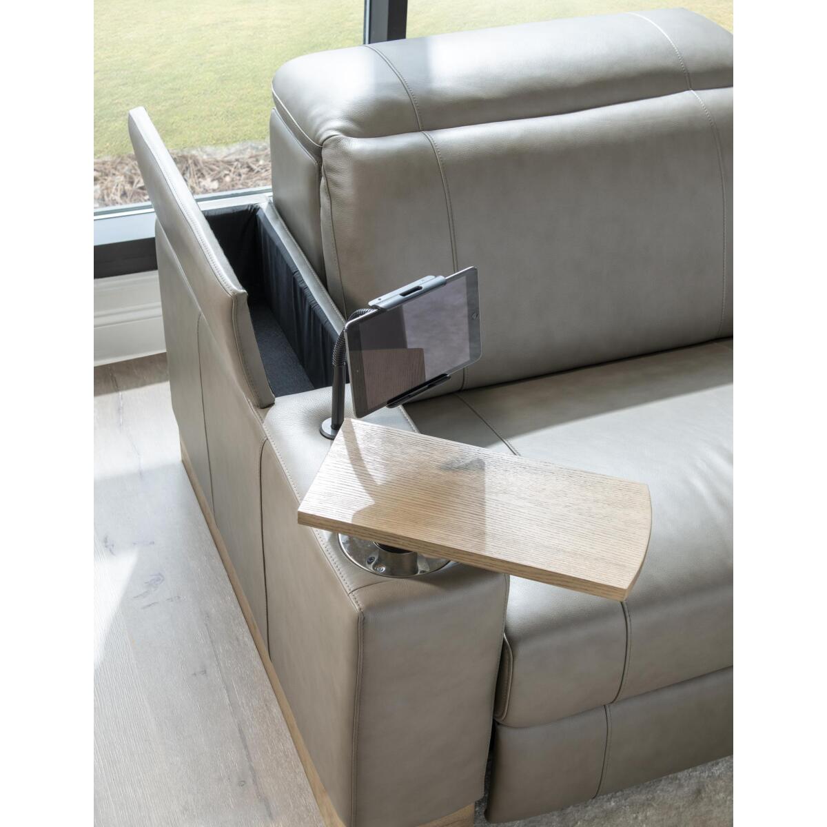 Laf P2 Swivel Tray Arm, Wood Base, Storage Arm, Power Grommet, And One 20" Pillow - Image 6