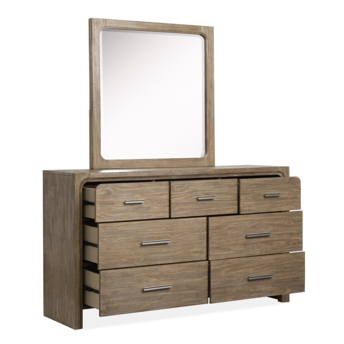 Westbourne B5888-2042 Dresser with Portrait Mirror - Image 2
