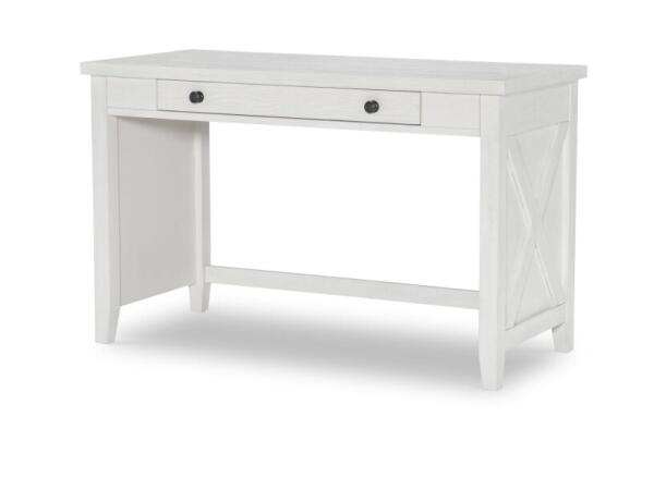 Desk Vanity White Finish Youth Desks Aged White