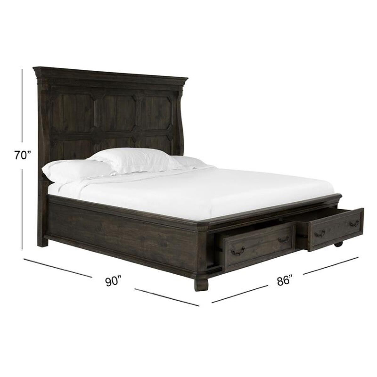 Bellamy B2491-64B Complete King Panel Storage Bed - Image 3