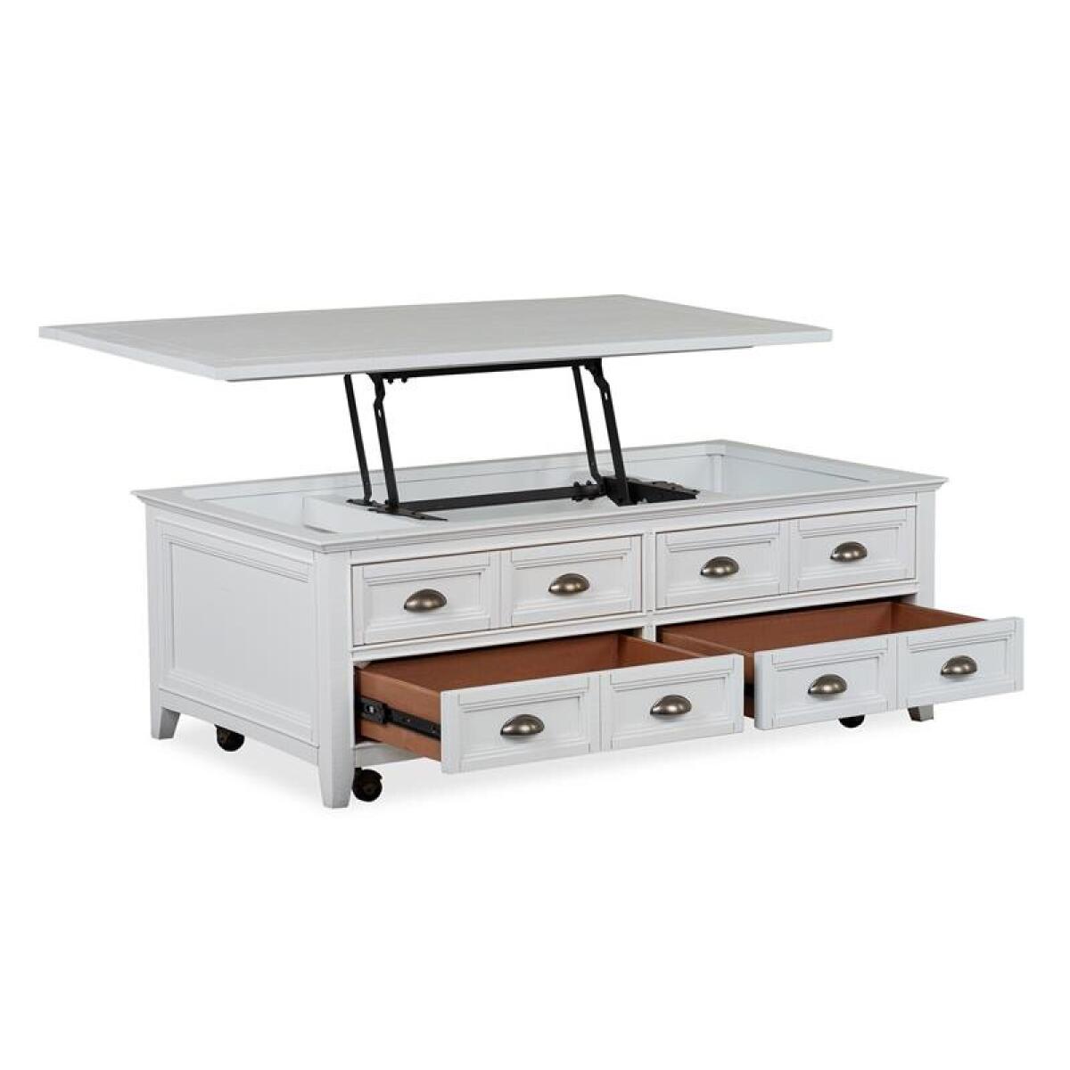 Heron T4400-50 Lift Top Storage Cocktail Table w/Casters - Image 7