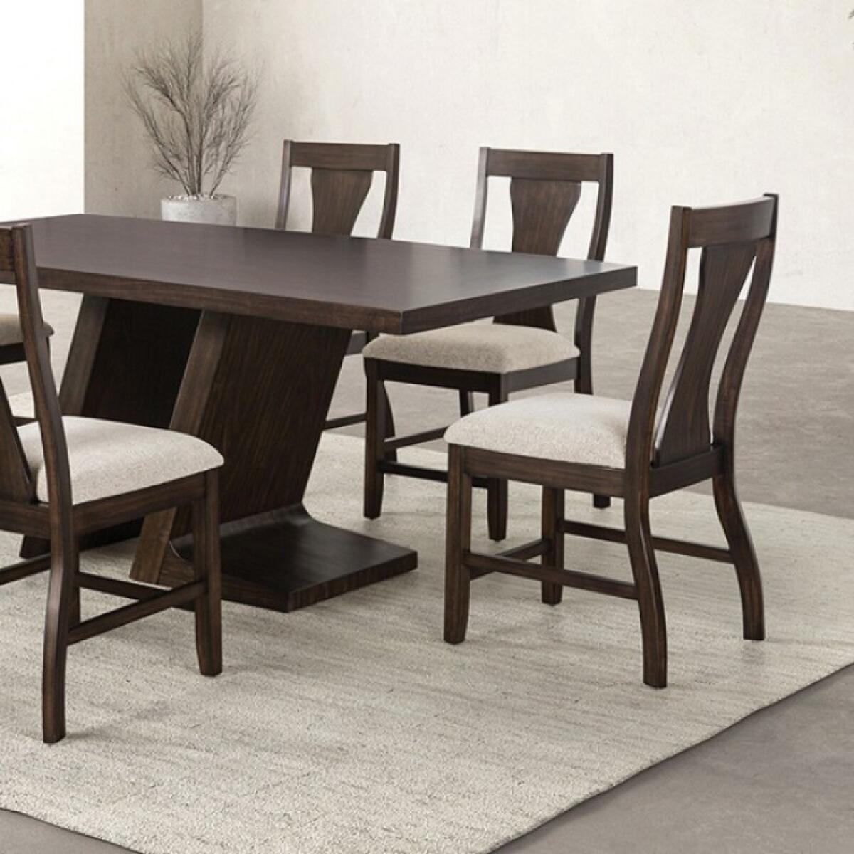 0ef9b295f769848191aac69288d49a4b Holsworthy 7 Pc Dining Table Set - Image 1