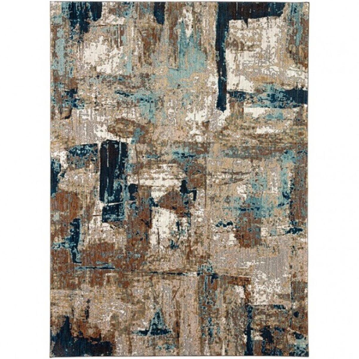 Wilhelm Area Rug 5’3 x 7’6″ Rugs Concrete Lapis 5