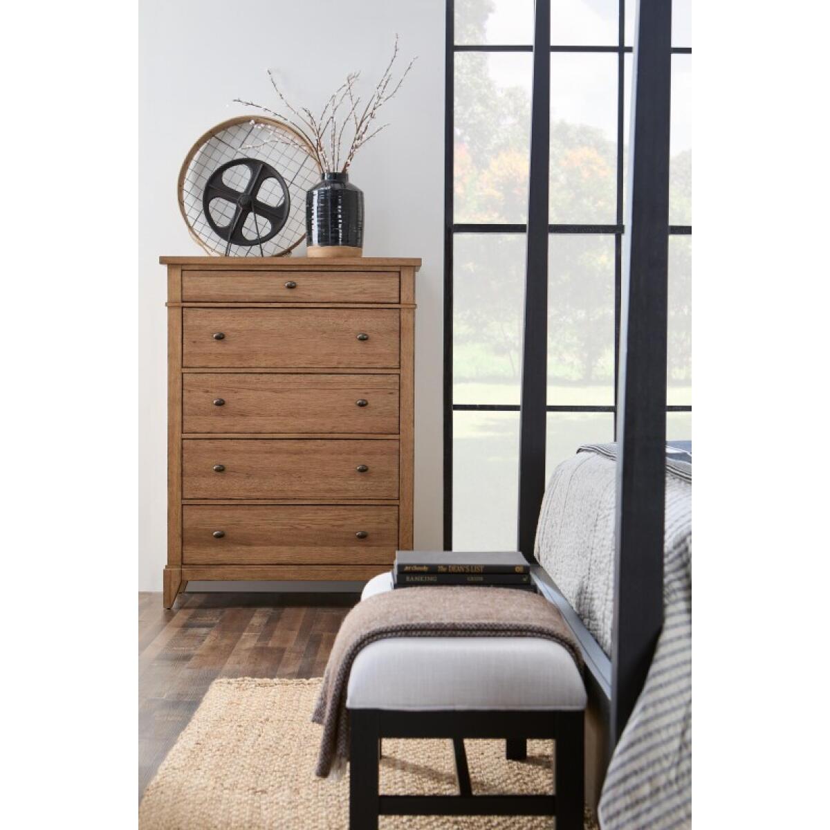 Drawer Chest 5 Drawers - Image 4