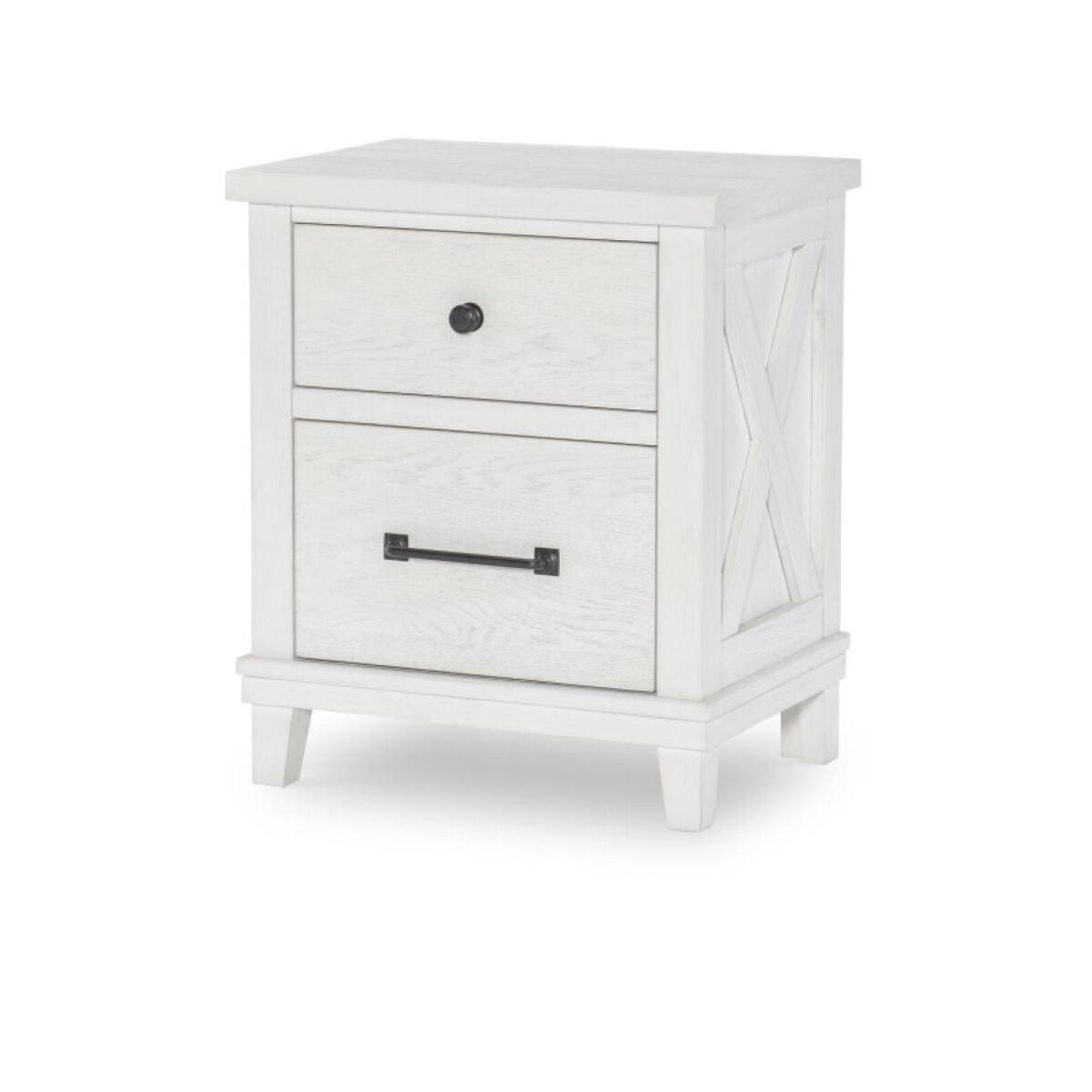 Night Stand White Finish Youth Nightstands Aged White 4
