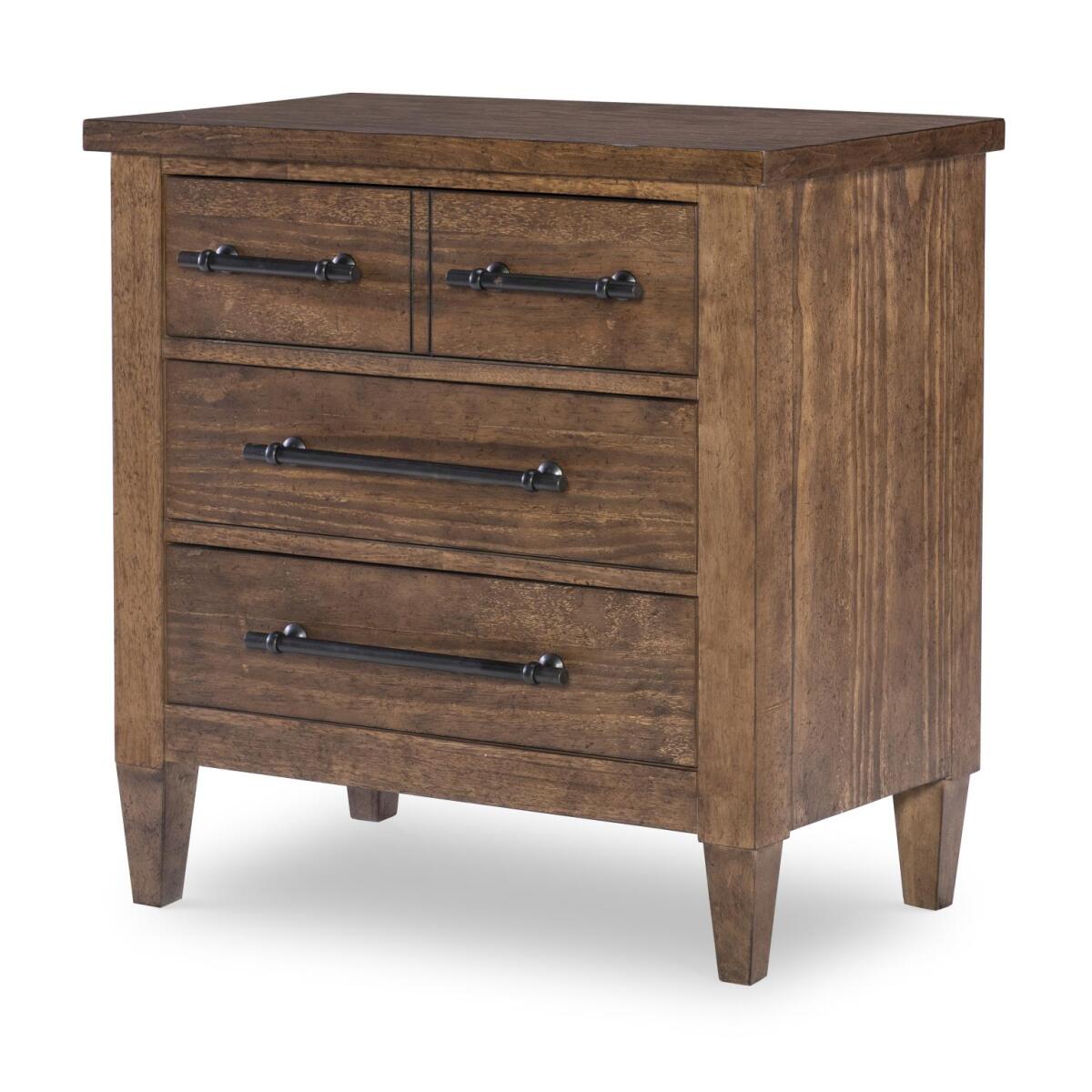 Bedside Chest Nightstands Brown 4