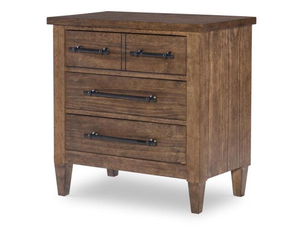 Bedside Chest Nightstands Brown