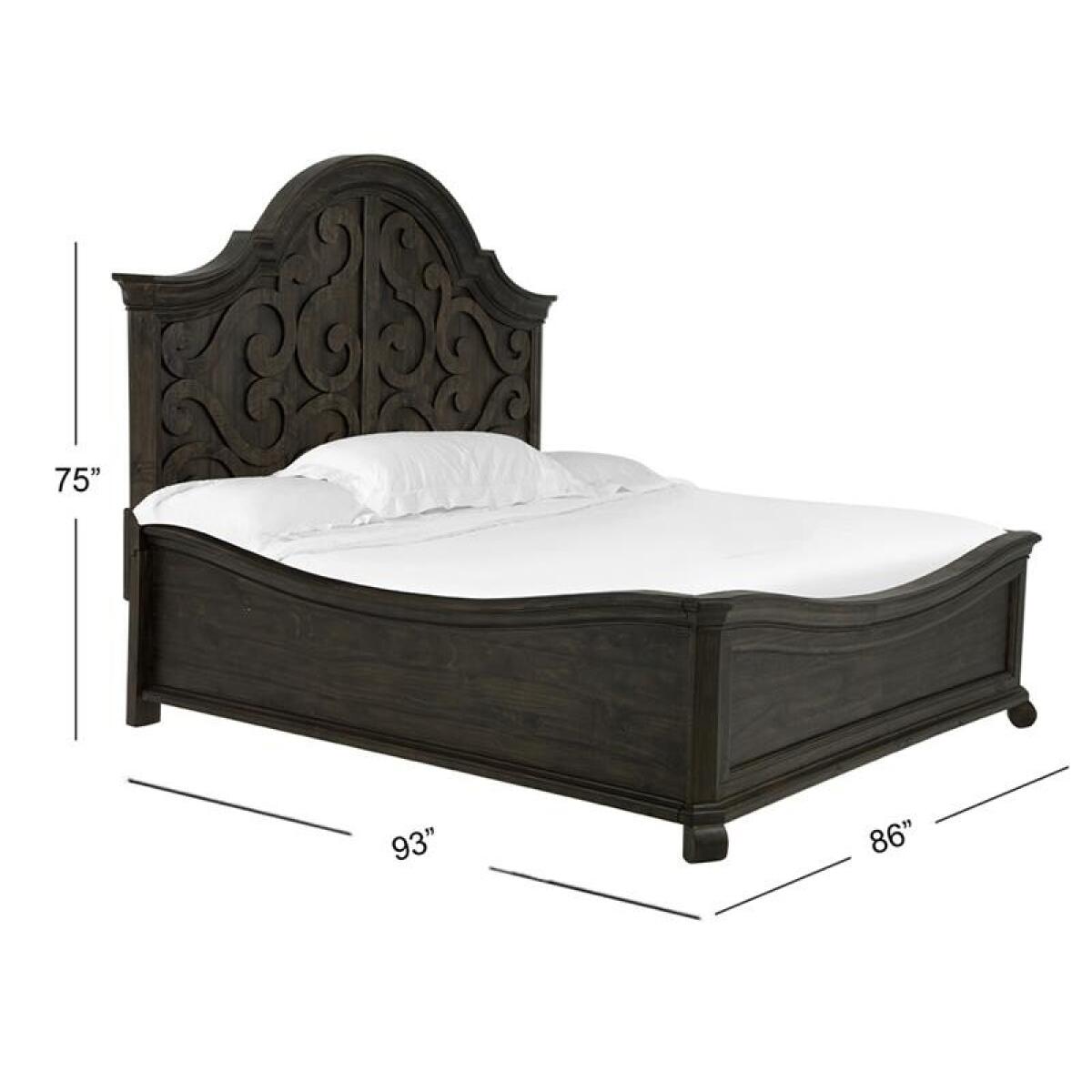 Bellamy Complete Cal.King Shaped Panel Bed Beds Beds 5