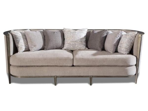 Rensick Pewter Sofa Sofas Golden Metal