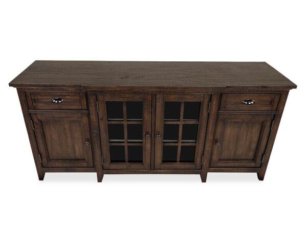 Bay Creek Console 70″ Entertainment Stands Brown 34