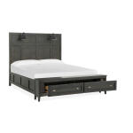 Complete King Lamp Panel Storage Bed