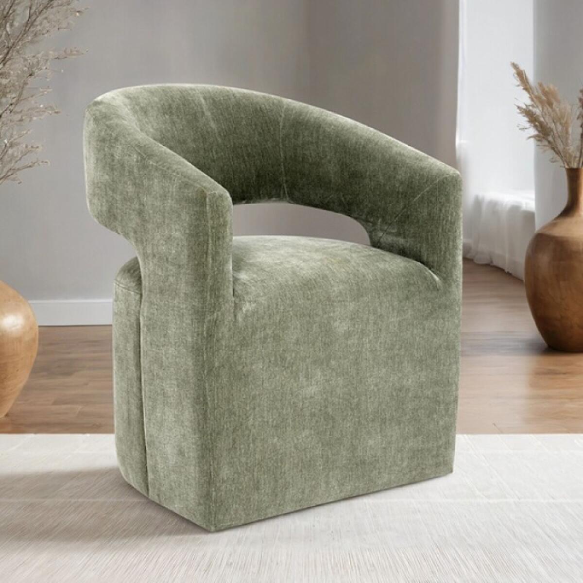 Tresa Arm Chair with Casters - Image 2